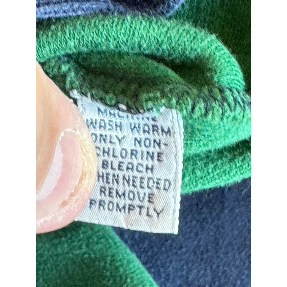 Polo Golf Ralph‎ Lauren Shirt XL Mens Short Sleeve Cotton Wide Strips Blue Green